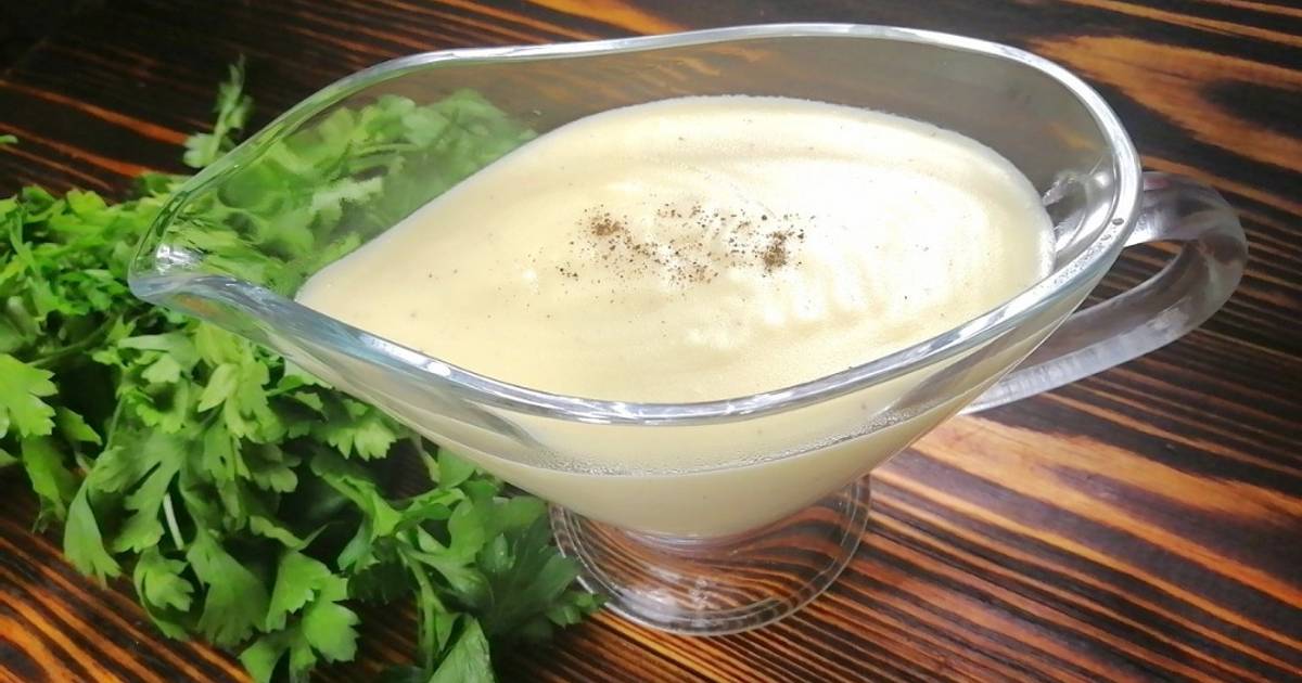 Классический рецепт соуса бешамель из молока, масла и муки