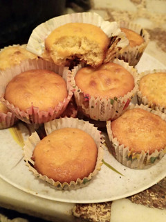 Una foto de Muffins de banana y naranja