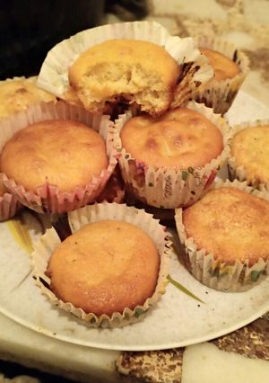 Una foto de Muffins de banana y naranja
