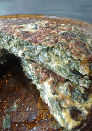 Una foto de Tortilla de acelga