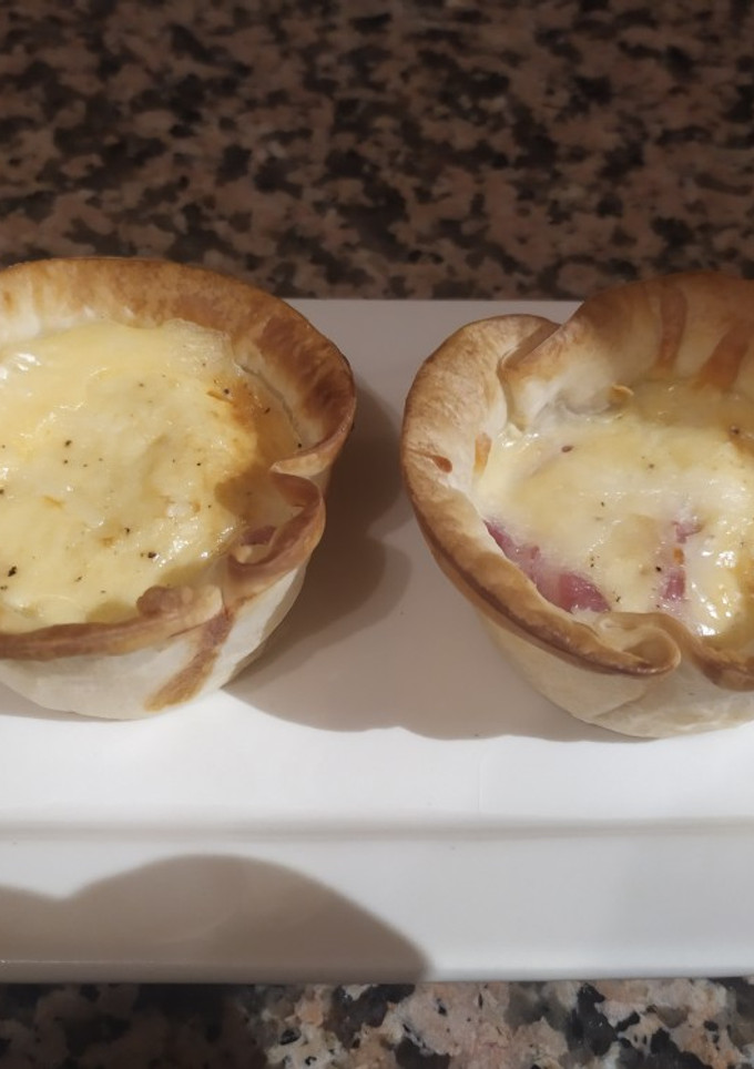 Una foto de Mini Quiche Lorraine