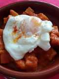 Patatas viuda con la verdura camuflada