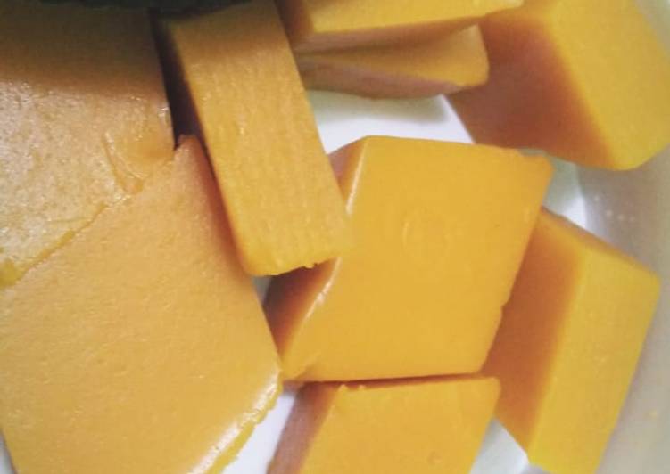 Cara meracik Puding labu kabocha 💕, Lezat