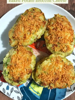 Foto resep Baked Potato Broccoli Cheese