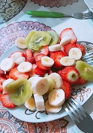 Una foto de Frutas, Merienda