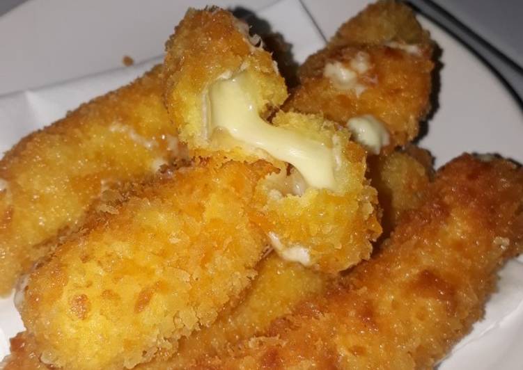 Rahasia Memasak Mozzarella cheese stick yang Nikmat