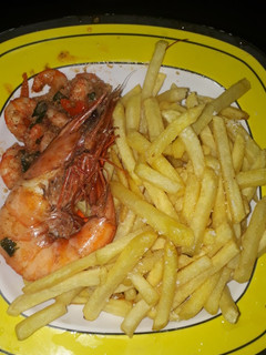 Una foto de Camarones al ajillo con limón