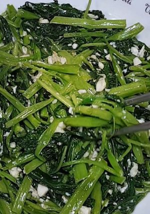 金沙燴空心菜 的食譜成品照片