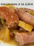 Salchichas a la Sidra