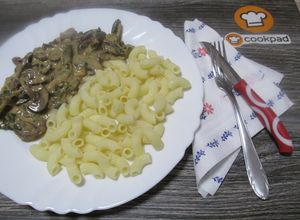 Gombás vese recept fotója