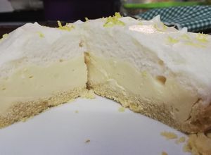 Una foto de Lemon pie para Diabéticos y celiacos
