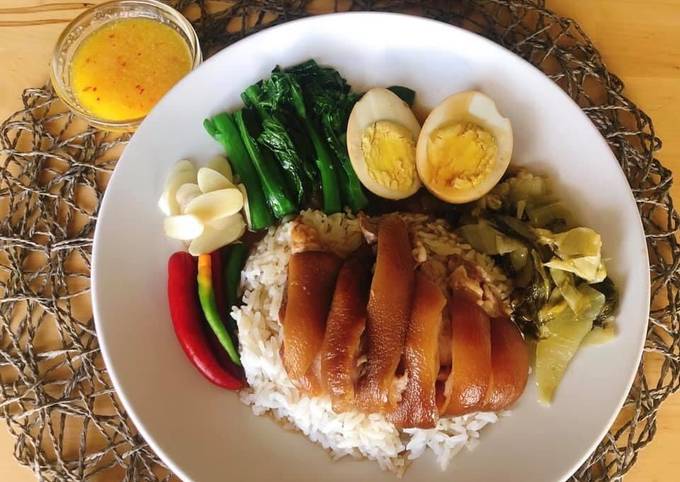 Stewed Pork Leg Recipe •Thai style •Thai Street Food |ThaiChef food