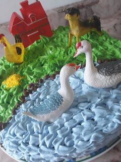 صورة لوصفة كيكة المزرعة 🐕🐔🐓🦆🌱🌱