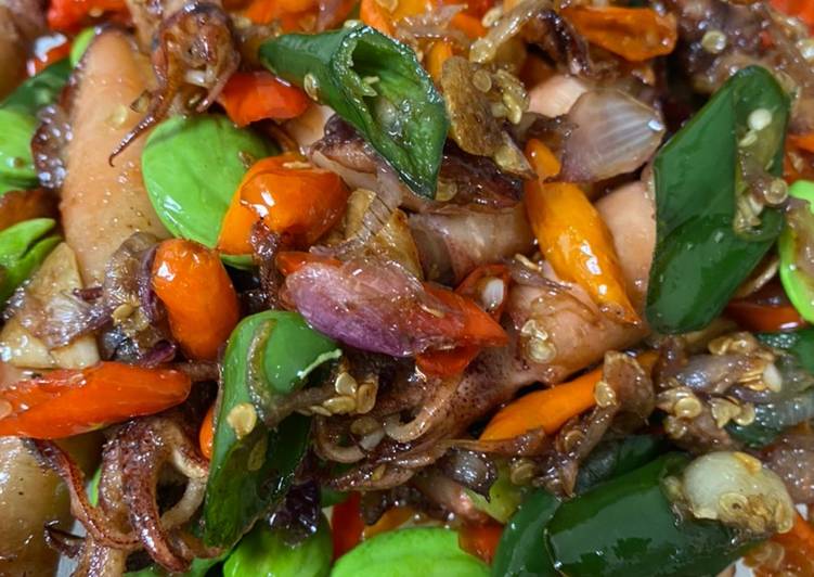 Resep Tumis cumi pete, Lezat