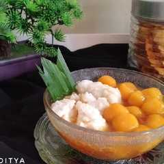 รูปของ Bubur candil labu kuning + bubur sumsum