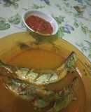 Ikan asam padeh + sambal terasi mantaps