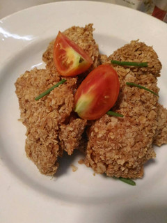 Foto resep Ayam Goreng Oatmeal bumbu saus tiram #BantuMantenBaru