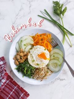 Foto resep Bibimbap Simpel Lezat