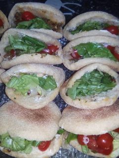 صورة لوصفة مخيمرات بحشوة البرغر