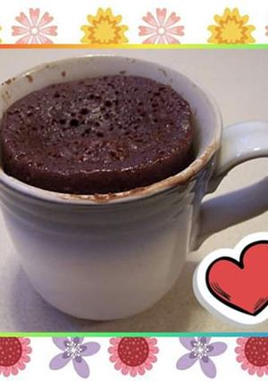 Una foto de Mug cake de chocolate