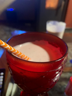 Una foto de Batido de fresa