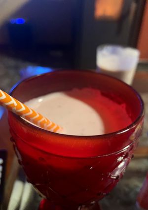 Una foto de Batido de fresa