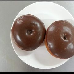 A picture of Baked Chocolate Doughnuts.