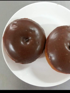 A picture of Baked Chocolate Doughnuts.