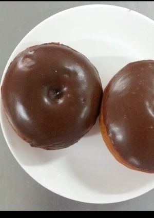 A picture of Baked Chocolate Doughnuts.
