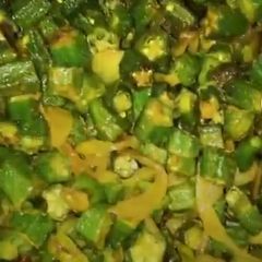 A picture of Ladyfinger(bhindi).