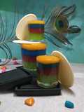 Multi Layered Fruity Pudding Without Gelatine Agar Agar