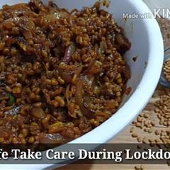 Lockdown Special Methi Dane ki Sabji fenugreek Seeds ki sabji A picture of Lockdown Special Methi Dane ki Sabji fenugreek Seeds ki sabji.