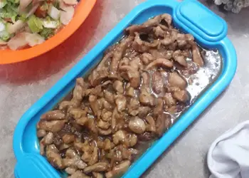 Masakan Unik Simple tumis ayam saus korean Ala Warung