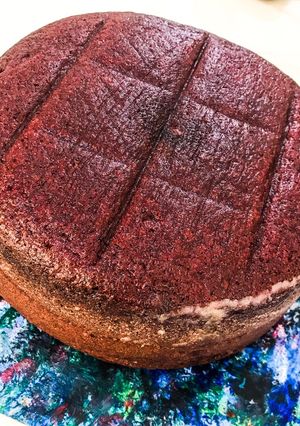 A picture of Red velvet cake.