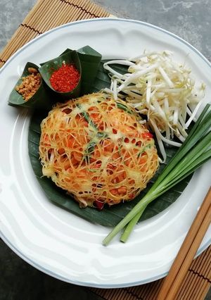 รูปของ ผัดไทยกุ้งสด#อาหารไทยง่ายๆ