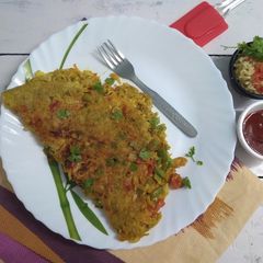 A picture of Noodles Omlette.
