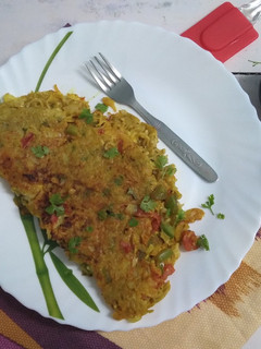 A picture of Noodles Omlette.