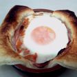 Huevos con hojaldre