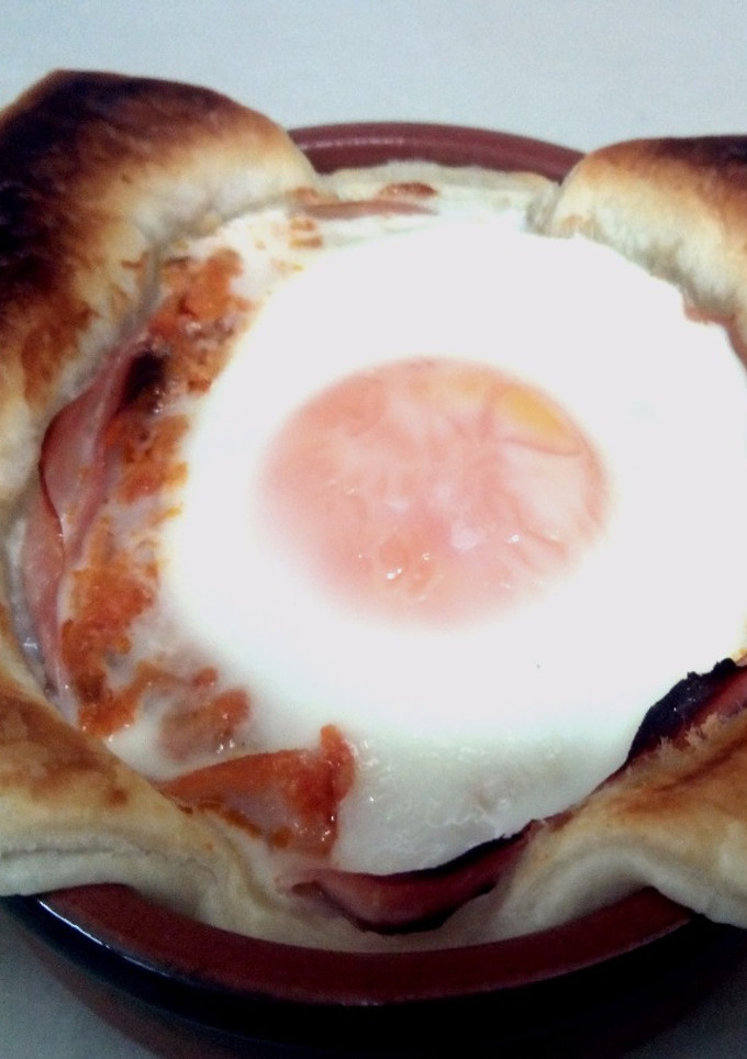 Una foto de Huevos con hojaldre