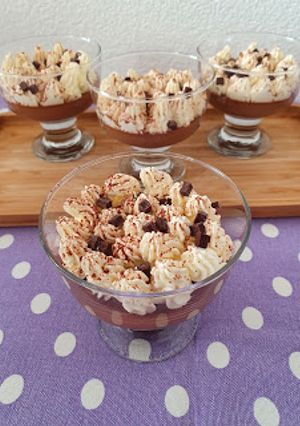Foto de Verdadeira Panna cotta italiana de chocolate (Manual)