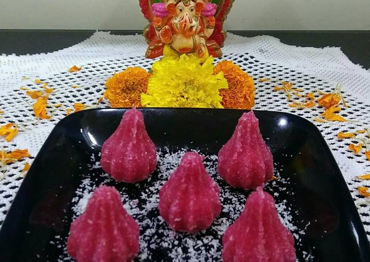 Creamy Rosy Bread Modak