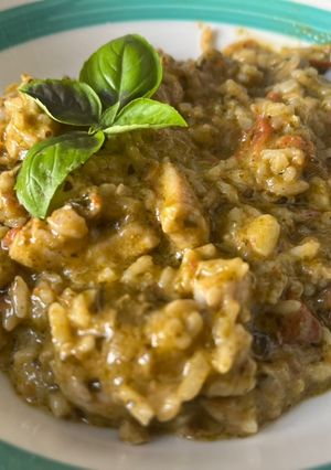 Bazsalikomos csirkecombfilé egytálétel 🌿 recept fotója
