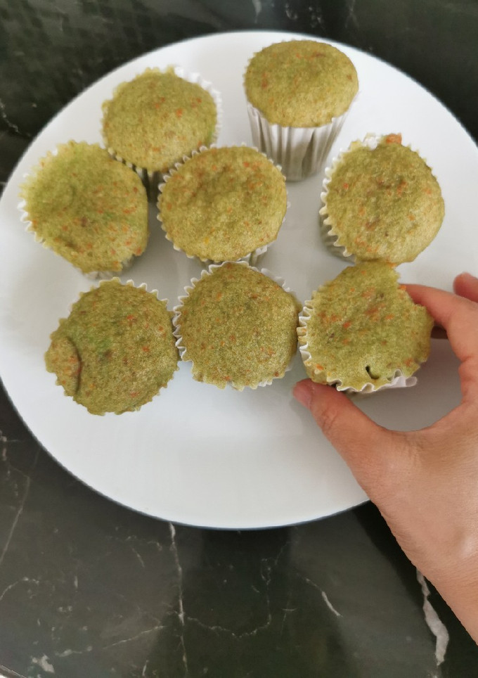 Foto resep Bolu kukus pandan wortel