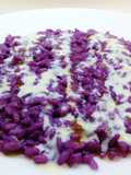 Risotto mirtilli e gorgonzola