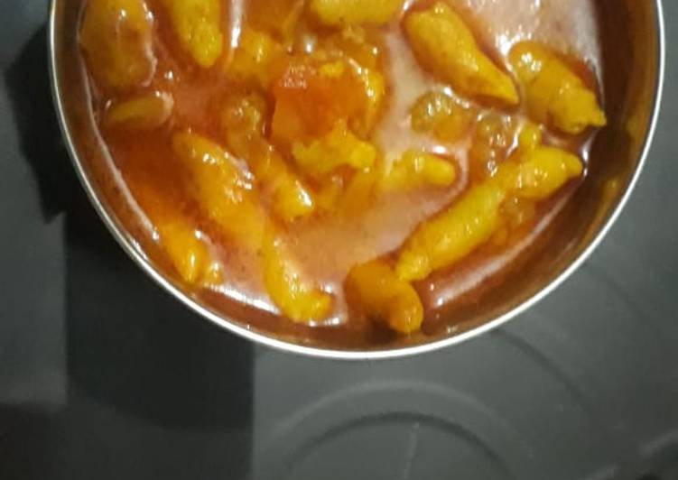 Simple Way to Prepare Homemade Sev Ki Sabji