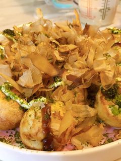 日式章魚燒(蝦仁燒) 的食譜成品照片