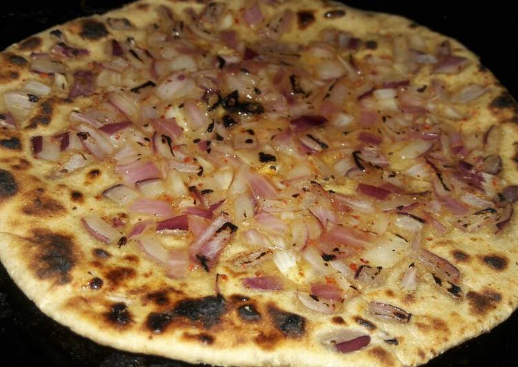 Simple Way to Prepare Speedy Tandoori onion chapati without tandoor