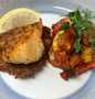 Easy Steps Prepare Recipes Harissa cod on a rosti served with ratatouille the Can Spoil the Tongue Can Pamper Your Tongue.
