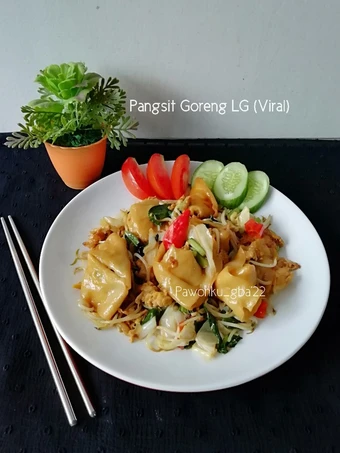 Langkah Gampang Membikin Resep  712.Pangsit Goreng L G (Viral) yang Enak, Lezat