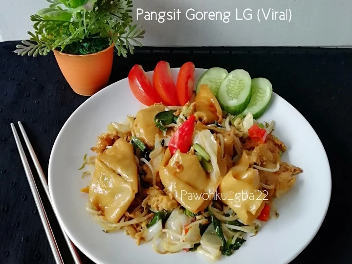 Langkah Gampang Membikin Resep  712.Pangsit Goreng L G (Viral) yang Enak, Lezat